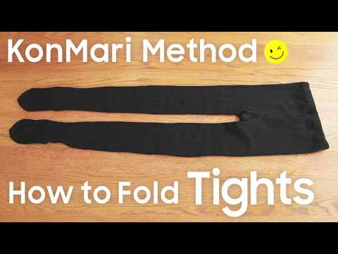 KonMari Method How to fold Tights   -English edition-
